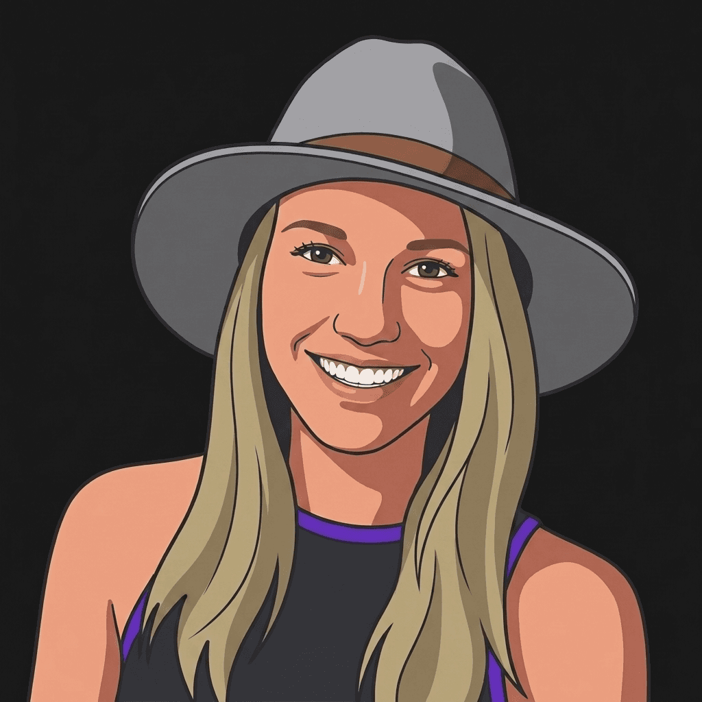 Illustrated portrait of Andrea Haverdink