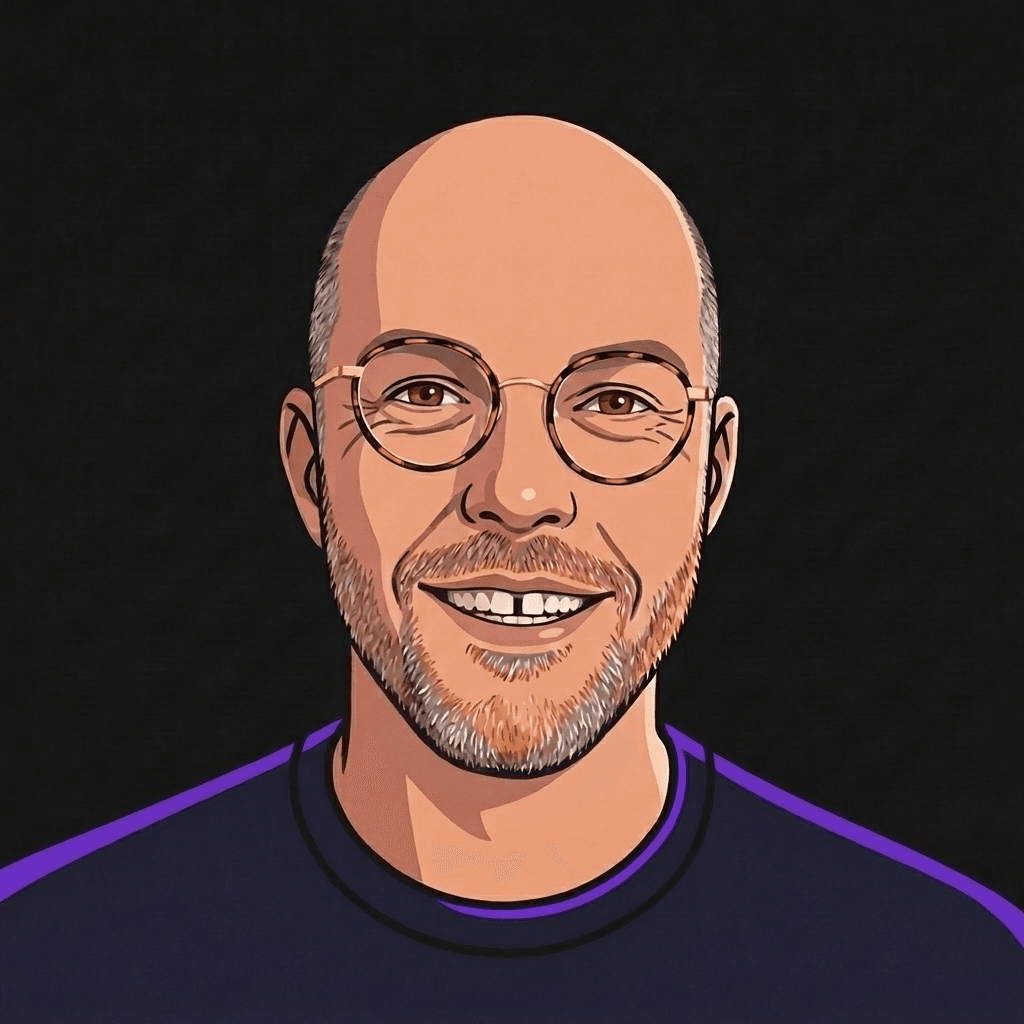 Illustrated portrait of Severan Johnson